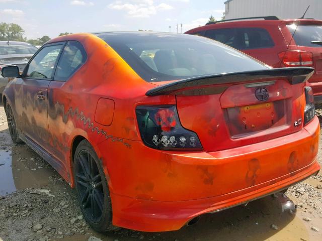 JTKJF5C77C3022789 - 2012 TOYOTA SCION TC ნარინჯისფერი ფოტო 3