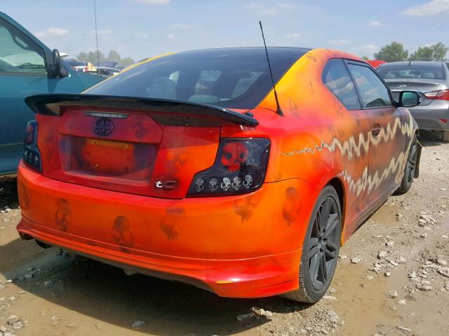 JTKJF5C77C3022789 - 2012 TOYOTA SCION TC ნარინჯისფერი ფოტო 4