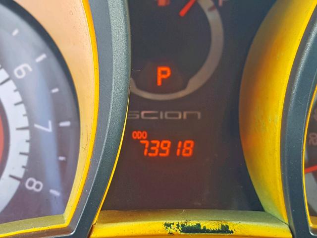 JTKJF5C77C3022789 - 2012 TOYOTA SCION TC ნარინჯისფერი ფოტო 8