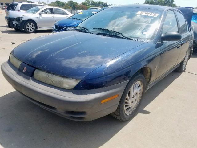 1G8ZF528XXZ106865 - 1999 SATURN SL BLUE photo 2