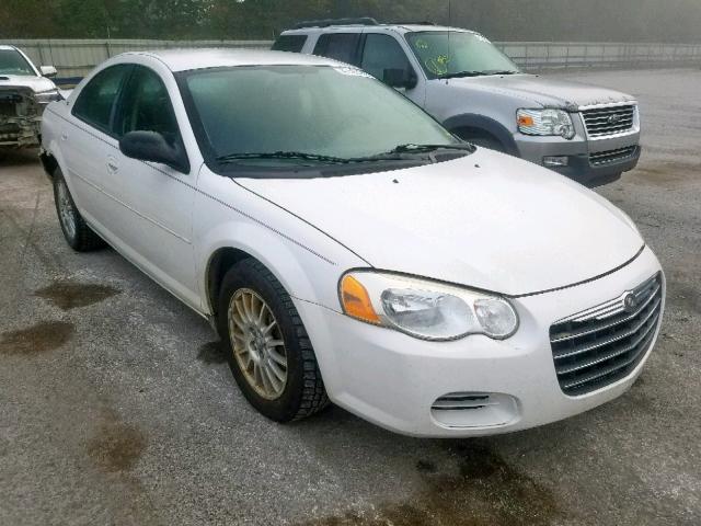 1C3EL46X75N665260 - 2005 CHRYSLER SEBRING WHITE photo 1