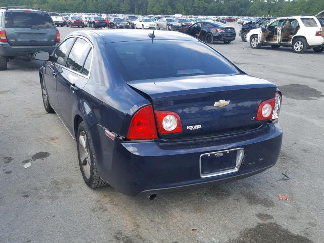 1G1ZJ57BX84306967 - 2008 CHEVROLET MALIBU 2LT BLUE photo 3