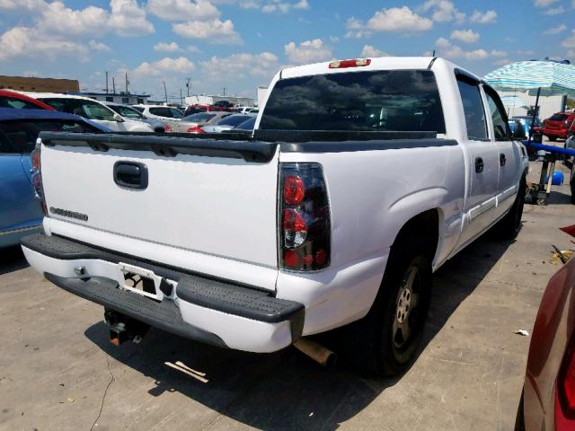 2GCEC13V161327059 - 2006 CHEVROLET SILVERADO WHITE photo 4