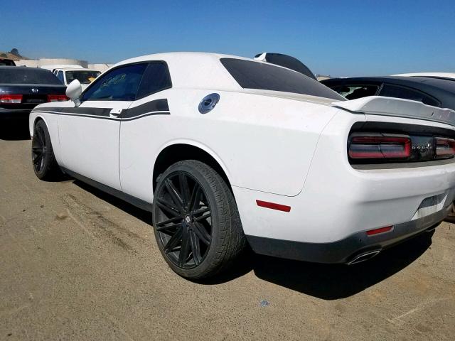 2C3CDZBG0FH889178 - 2015 DODGE CHALLENGER WHITE photo 3