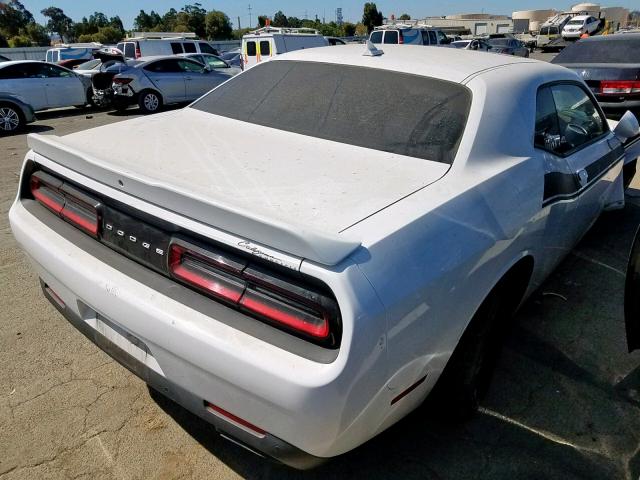 2C3CDZBG0FH889178 - 2015 DODGE CHALLENGER WHITE photo 4