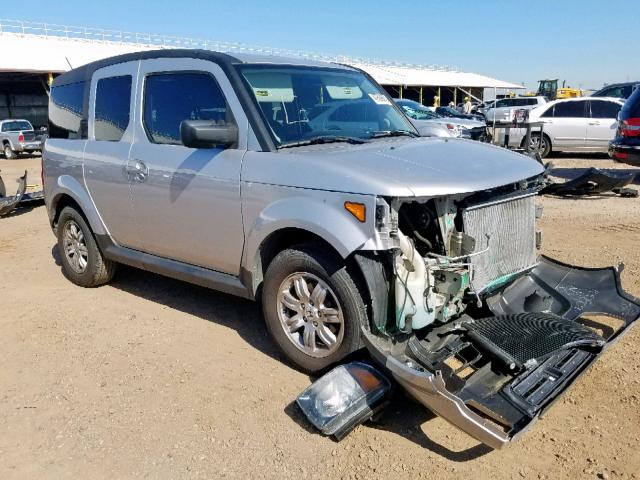 5J6YH28757L000166 - 2007 HONDA ELEMENT EX SILVER photo 1