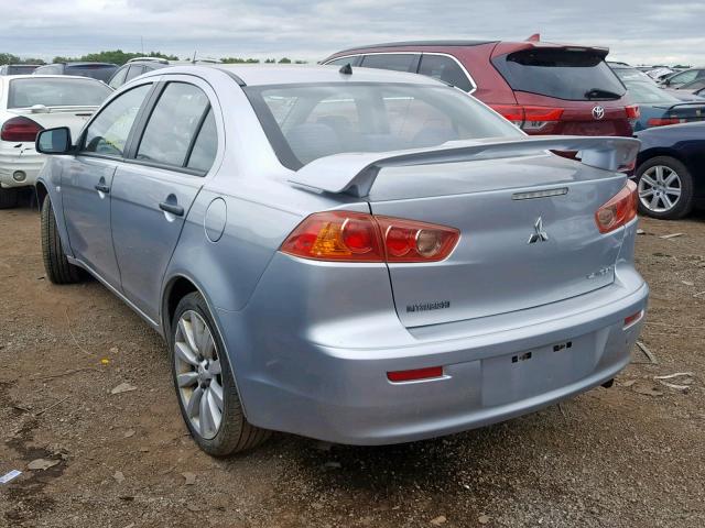 JA3AU16U09U015269 - 2009 MITSUBISHI LANCER DE SILVER photo 3