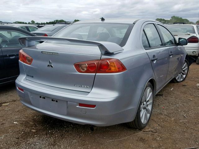 JA3AU16U09U015269 - 2009 MITSUBISHI LANCER DE SILVER photo 4