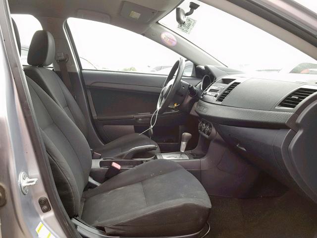 JA3AU16U09U015269 - 2009 MITSUBISHI LANCER DE SILVER photo 5