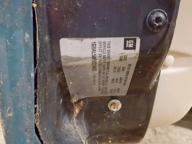 1G8AL58F97Z154837 - 2007 SATURN ION LEVEL GREEN photo 10