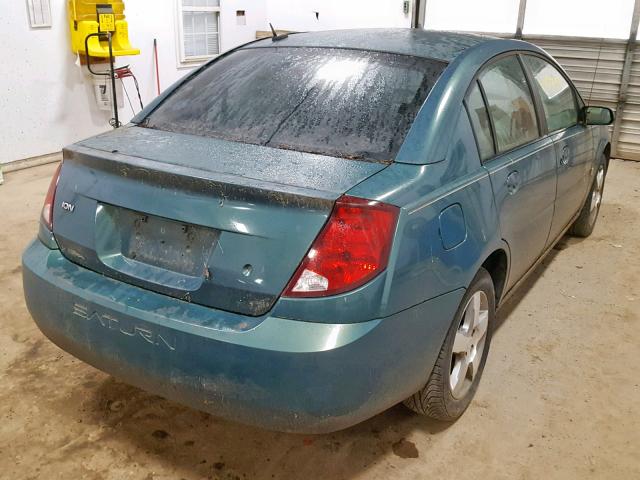 1G8AL58F97Z154837 - 2007 SATURN ION LEVEL GREEN photo 4