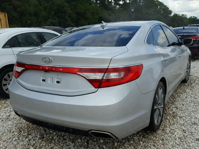 KMHFG4JG4GA510215 - 2016 HYUNDAI AZERA SILVER photo 4