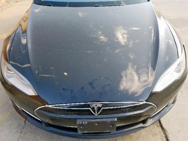 5YJSA1DPXCFS00716 - 2012 TESLA MODEL S BLACK photo 9