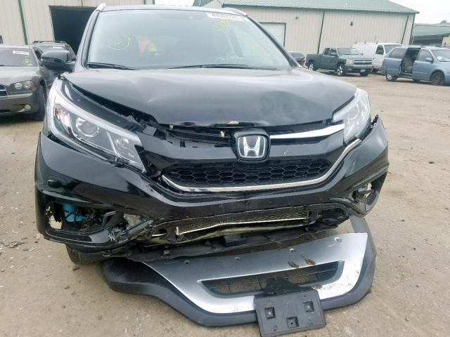 5J6RM4H95GL107697 - 2016 HONDA CR-V TOURI BLACK photo 9