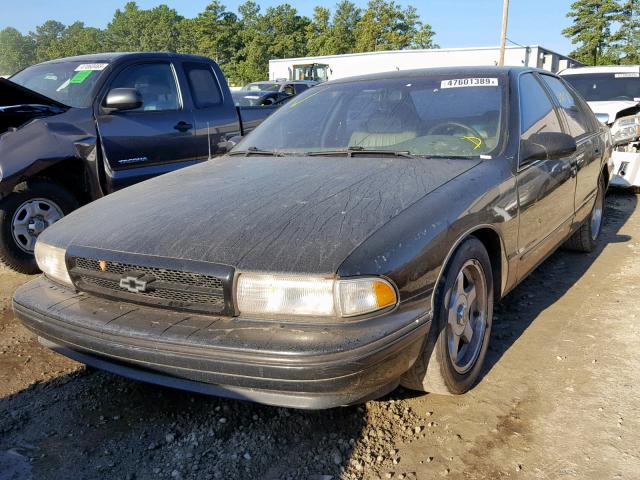 1G1BL52P6TR102967 - 1996 CHEVROLET CAPRICE / BLACK photo 2