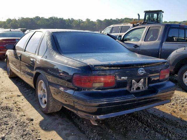 1G1BL52P6TR102967 - 1996 CHEVROLET CAPRICE / BLACK photo 3