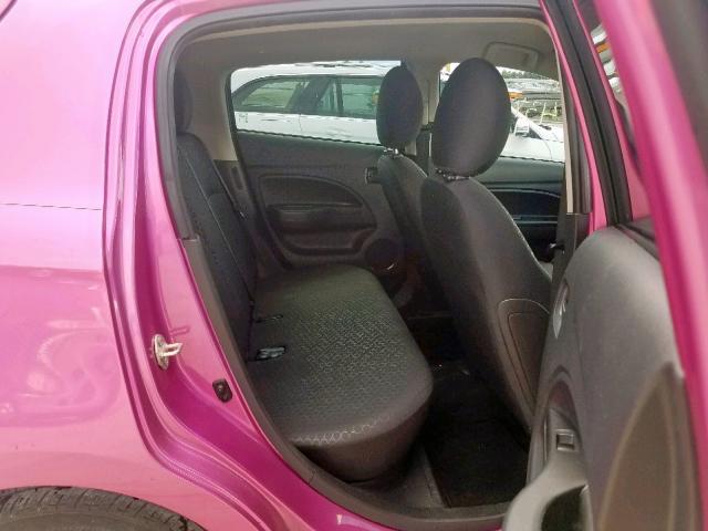 ML32A3HJ8EH016754 - 2014 MITSUBISHI MIRAGE DE PINK photo 6