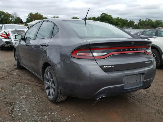 1C3CDFBB4GD541398 - 2016 DODGE DART SXT GRAY photo 3