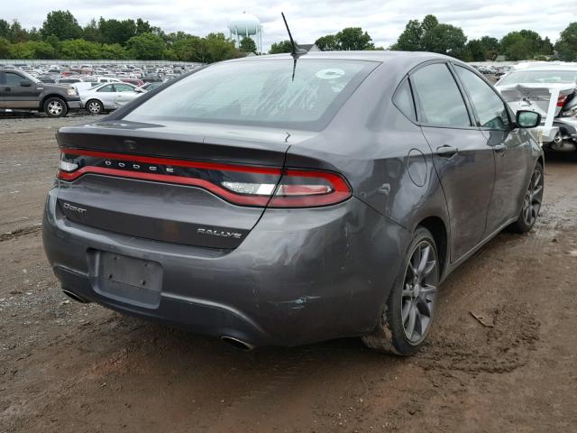 1C3CDFBB4GD541398 - 2016 DODGE DART SXT GRAY photo 4