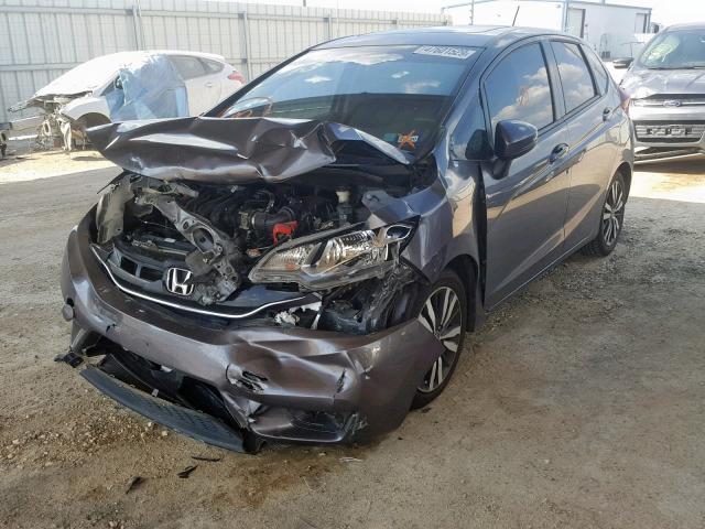 JHMGK5H72GX033752 - 2016 HONDA FIT EX GRAY photo 2