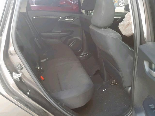 JHMGK5H72GX033752 - 2016 HONDA FIT EX GRAY photo 6