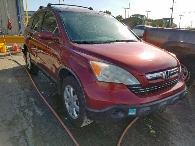 JHLRE38717C074065 - 2007 HONDA CR-V EXL RED photo 1