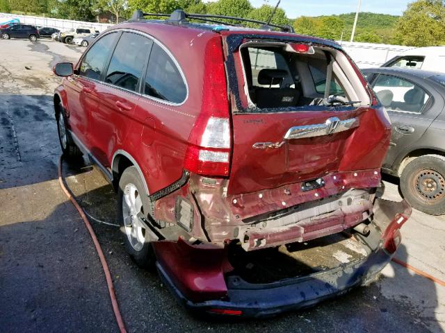 JHLRE38717C074065 - 2007 HONDA CR-V EXL RED photo 3