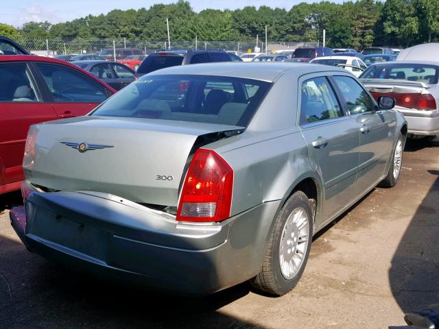 2C3KA43R76H239657 - 2006 CHRYSLER 300 GREEN photo 4