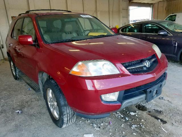 2HNYD18603H549617 - 2003 ACURA MDX TOURIN BURGUNDY photo 1