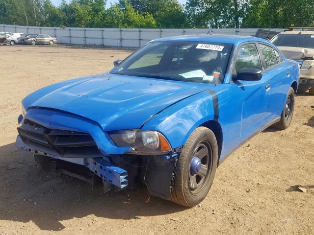 2C3CDXAT0DH642260 - 2013 DODGE CHARGER POLICE  photo 2