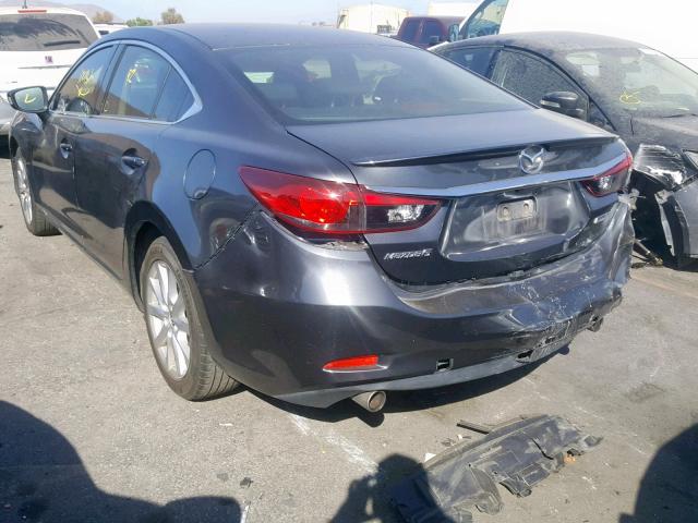 JM1GJ1U52G1404736 - 2016 MAZDA 6 SPORT GRAY photo 3