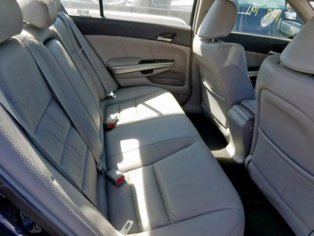 1HGCP26879A149080 - 2009 HONDA ACCORD EXL BLUE photo 6