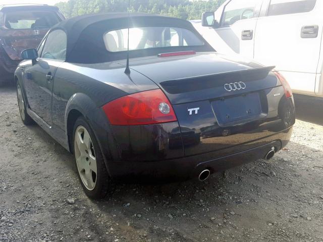 TRUUT28N511017110 - 2001 AUDI TT QUATTRO BLACK photo 3