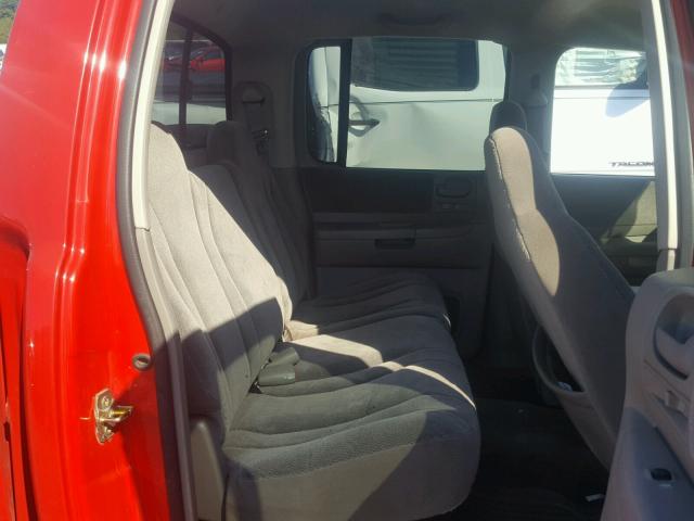 1B7HL38X62S549268 - 2002 DODGE DAKOTA QUA RED photo 6