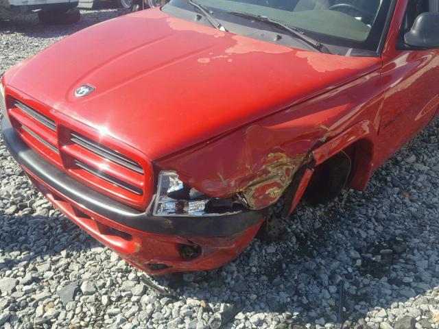 1B7HL38X62S549268 - 2002 DODGE DAKOTA QUA RED photo 9