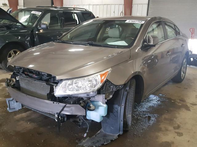 1G4GE5EV2AF266048 - 2010 BUICK LACROSSE C GRAY photo 2