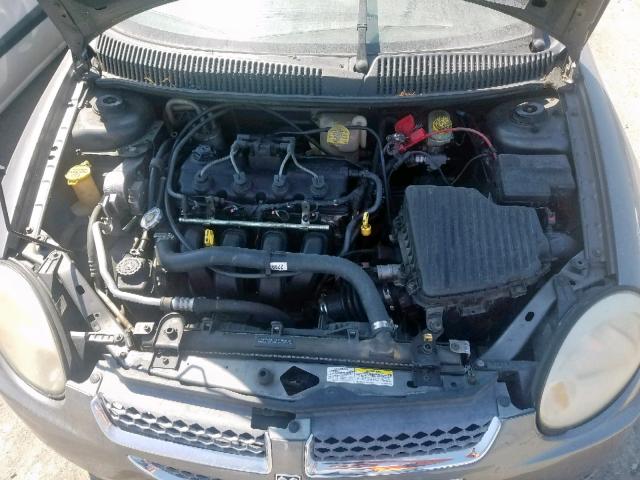 1B3ES56C25D198595 - 2005 DODGE NEON SXT GRAY photo 7