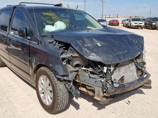 2C4RVABG0CR391475 - 2012 VOLKSWAGEN ROUTAN SE CHARCOAL photo 9