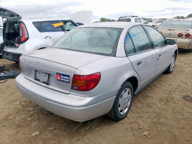 1G8ZH52851Z250373 - 2001 SATURN SL1 SILVER photo 4