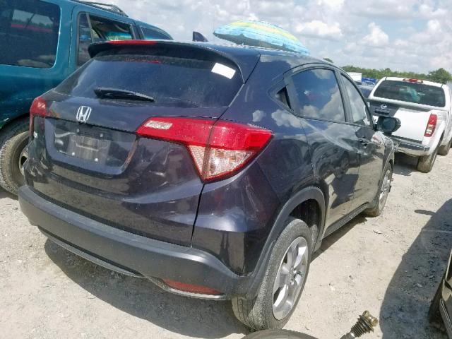 3CZRU5H56HG702138 - 2017 HONDA HR-V EX BLACK photo 4