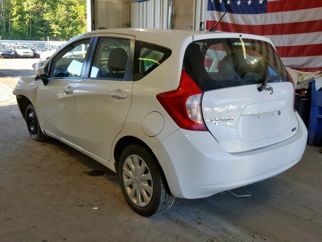 3N1CE2CP2FL415936 - 2015 NISSAN VERSA NOTE WHITE photo 3