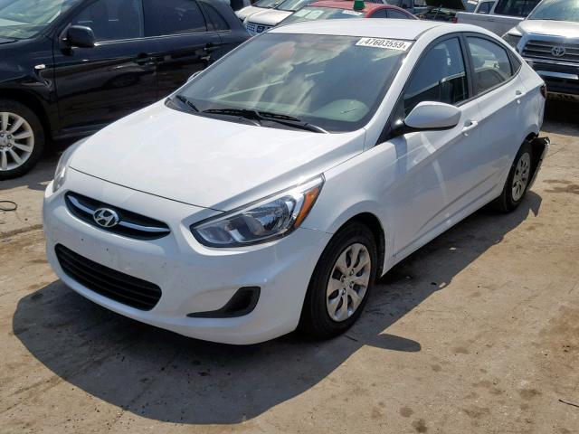 KMHCT4AE2HU274029 - 2017 HYUNDAI ACCENT SE WHITE photo 2