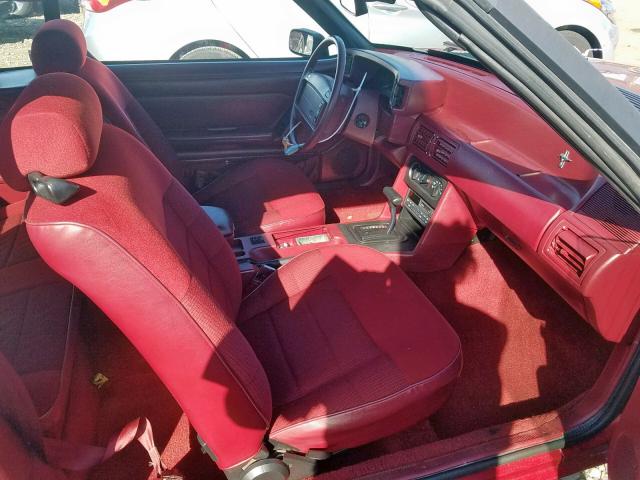 1FACP44M2PF145308 - 1993 FORD MUSTANG LX RED photo 5