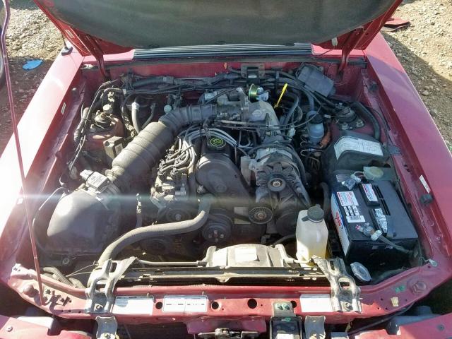 1FACP44M2PF145308 - 1993 FORD MUSTANG LX RED photo 7