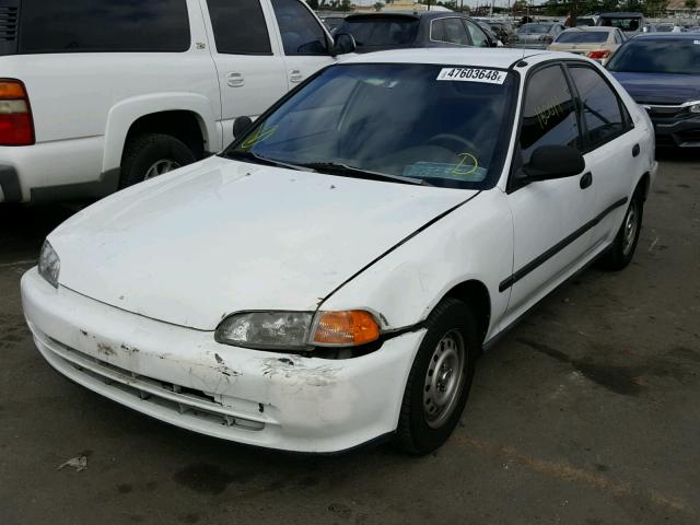 JHMEG864XSS023396 - 1995 HONDA CIVIC DX WHITE photo 2