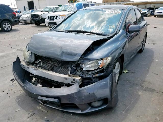 19XFA1F68AE033359 - 2010 HONDA CIVIC LX-S Grafito foto 2