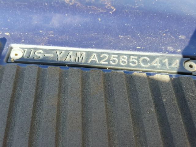 YAMA2585C414 - 2014 YAMAHA VX DELUXE BLUE photo 10