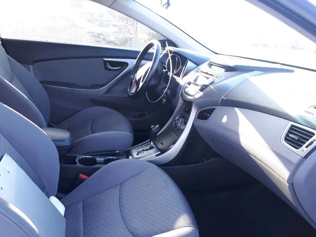 KMHDH6AE8DU017100 - 2013 HYUNDAI ELANTRA CO BLUE photo 5