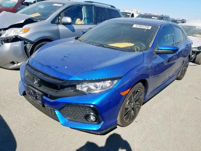 SHHFK7H40JU426454 - 2018 HONDA CIVIC SPOR BLUE photo 2