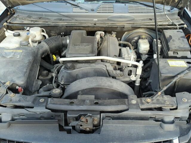 4NUES16S156701413 - 2005 ISUZU ASCENDER S BLACK photo 7